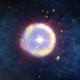 An illustration of the luminous first stars.